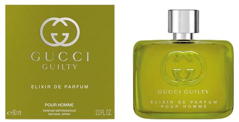 gucci guilty elixir parfum pour homme|gucci guilty pour homme fragrantica.